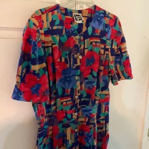 Vintage Colorful dress, size 18M